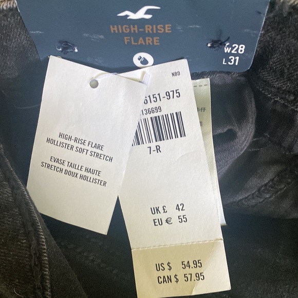 Hollister High Rise Flare Jeans - Picture 6 of 6